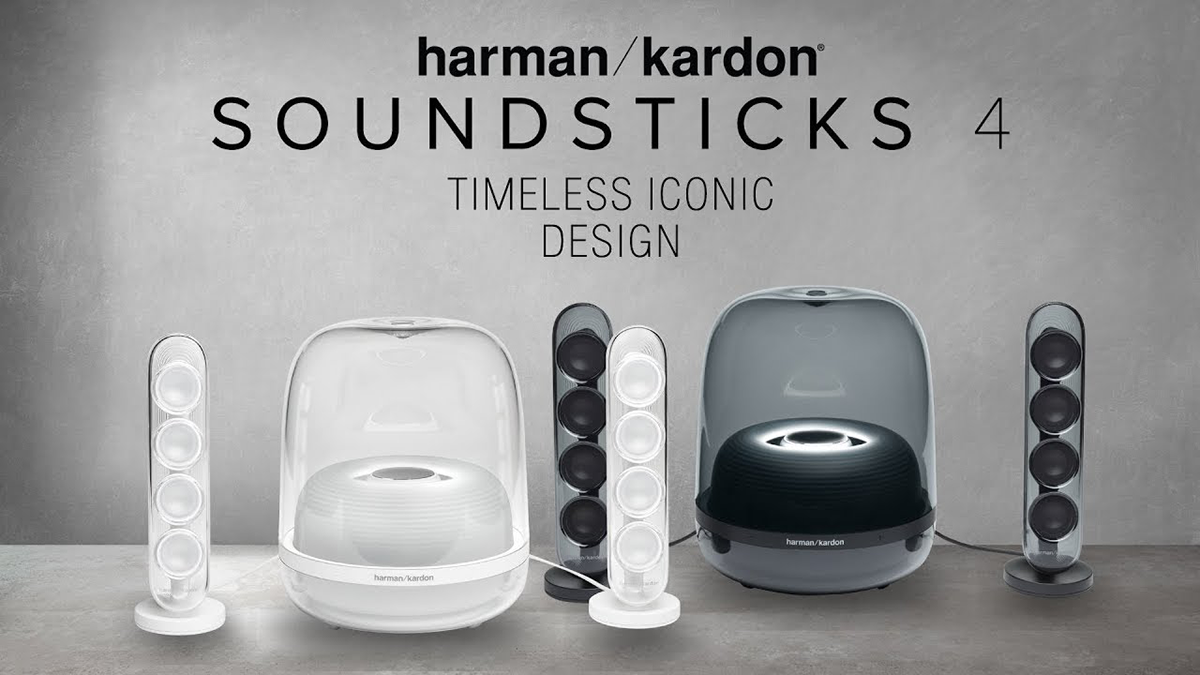 Harman Kardon SoundSticks 4 Loa Bluetooth Thiết Kế Tương Lai