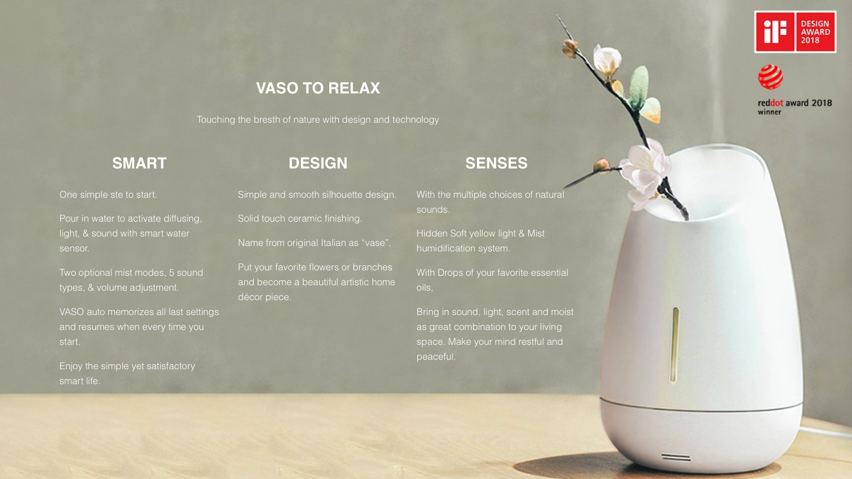 Mipow Vaso 3.0 Music Aromatherapy Diffuser – Với Nhiều Ưu Điểm Nổi Bật