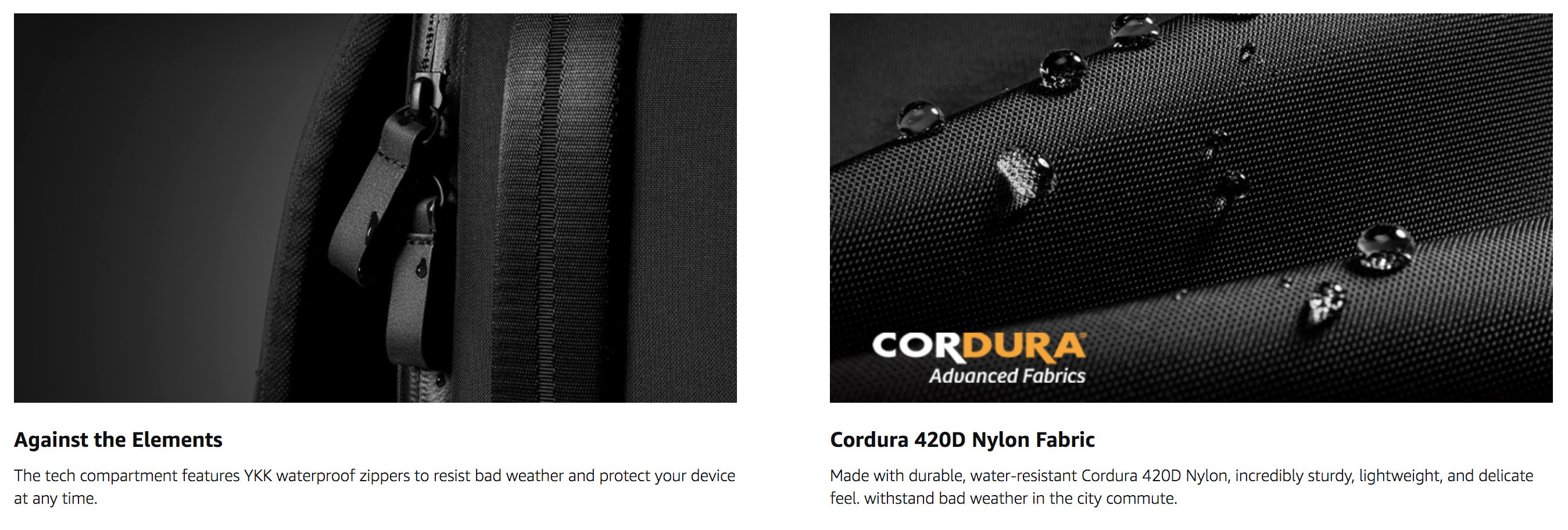 Chất lượng bền bỉ từ vải Cordura 420D Nylon trang bị trên Tomtoc Voyage-T50.