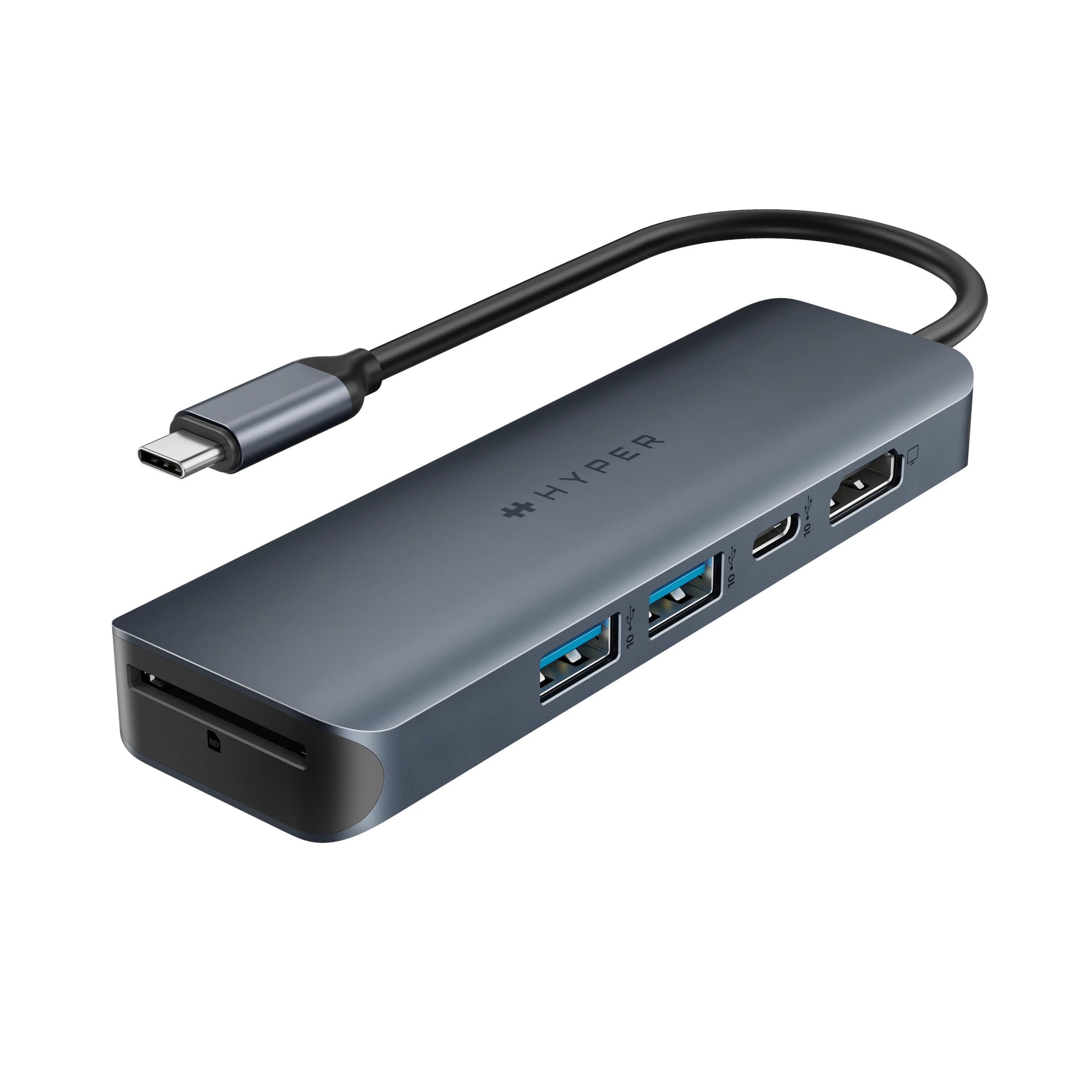 Hub Hyperdrive Next 6 Prot USB-C Cho Macbook/Laptop Type-C - HD4002GL