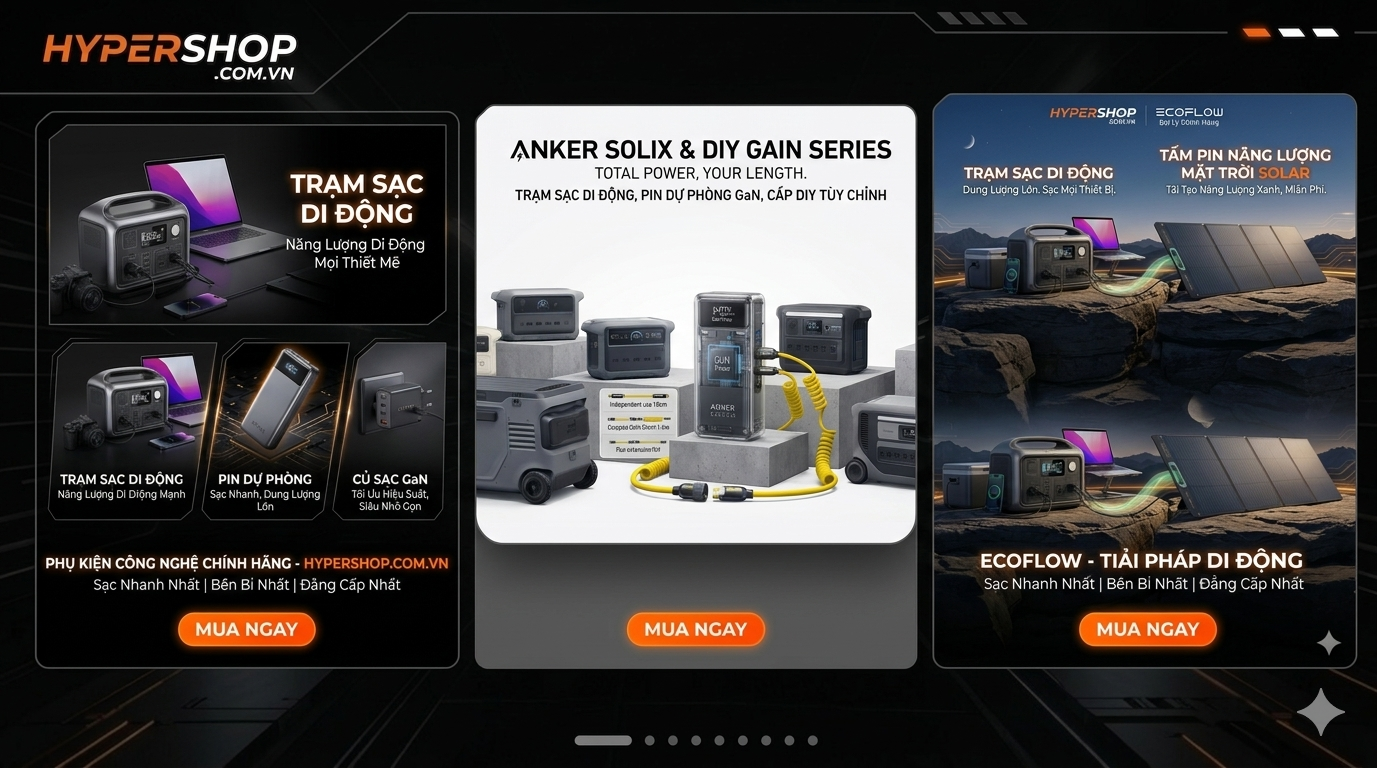 Trạm Sạc Di Động EcoFlow River 3 Series | HyperShop.Com.Vn Phân Phối Chính Hãng