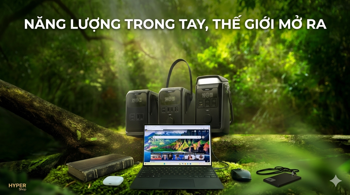 Trạm sạc EcoFlow Trail Series | HyperShop.Com.Vn Phân Phối Chính Hãng